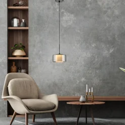 Paul Neuhaus 1-flg Pendellampe Rika Schwarz