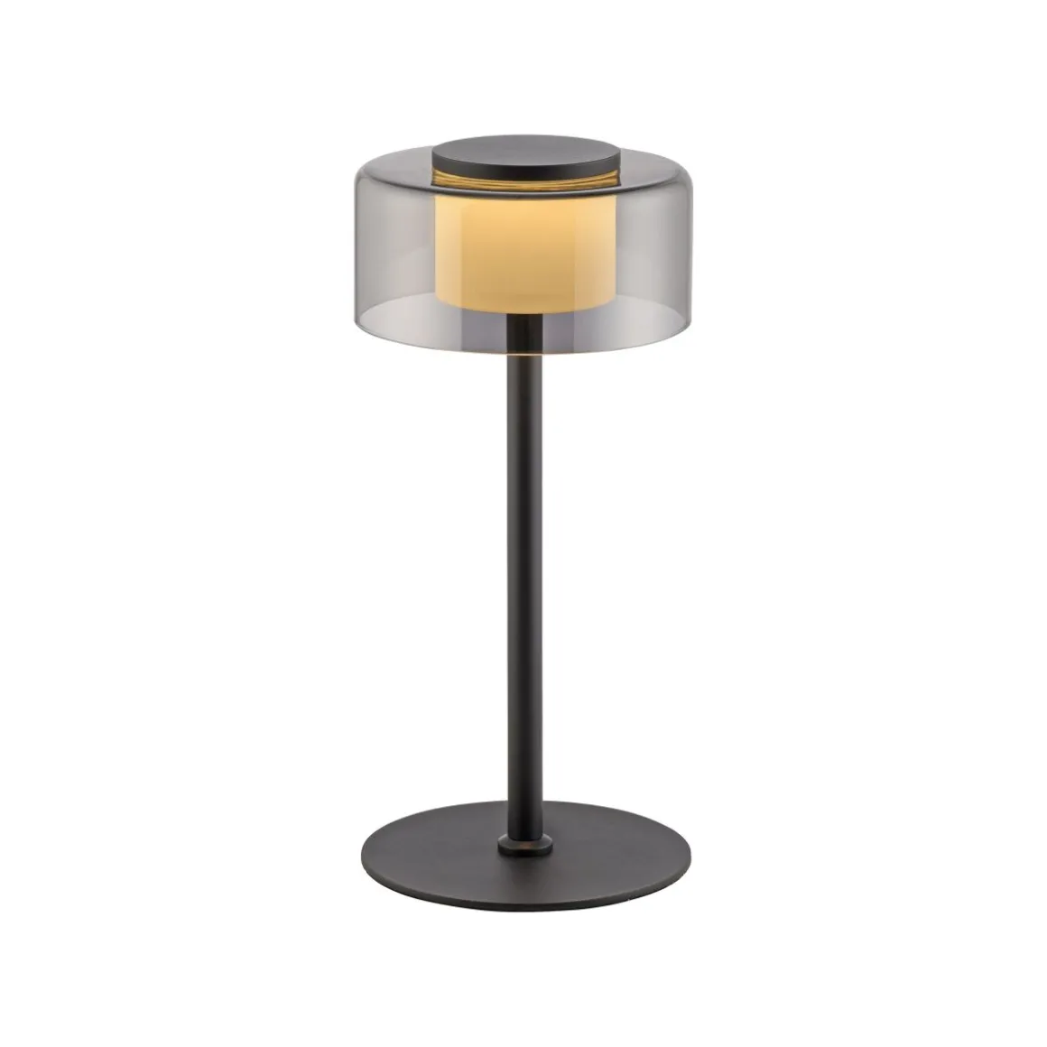 Paul Neuhaus 1-flg Tischlampe Rika Schwarz