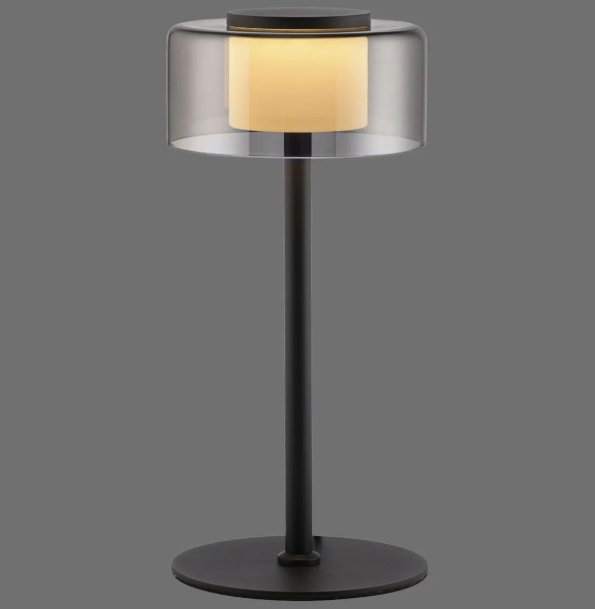 Paul Neuhaus 1-flg Tischlampe Rika Schwarz