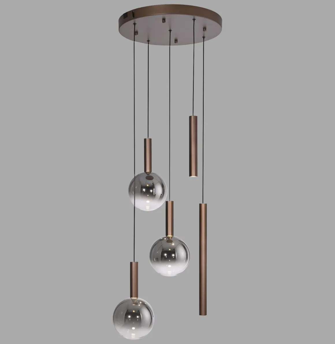 Paul Neuhaus LED Pendellampe Bowl 5flg