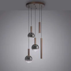 Paul Neuhaus LED Pendellampe Bowl 5flg