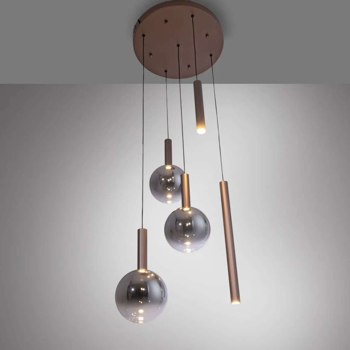 Paul Neuhaus LED Pendellampe Bowl 5flg