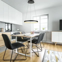 Paul Neuhaus Pendellampe Hoop Schwarz
