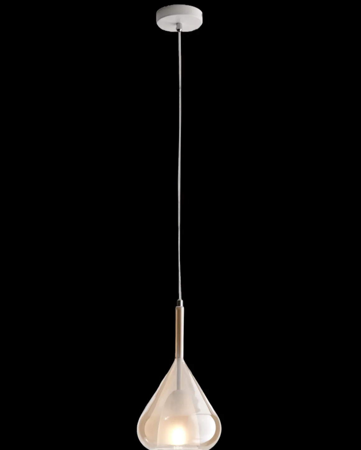 Pendelleuchte Lila 1-flg Amber