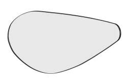 Rahmenspiegel Britta Schwarz 70 x 170 cm