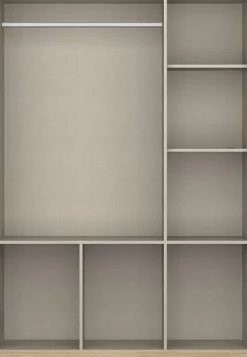 Rauch Drehtürenschrank Celle 3-Türig 136 x 197 cm