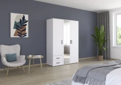Rauch Drehtürenschrank Voyager Alpinweiß