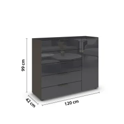 Rauch Kommode Flipp 120 x 100 cm