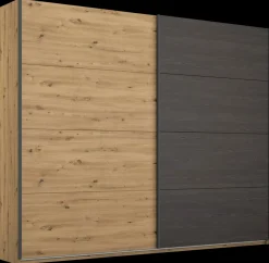 Rauch Schwebetürenschrank Apollon Eiche Black Oak