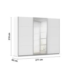Rauch Schwebetürenschrank Kulmbach Alpinweiß