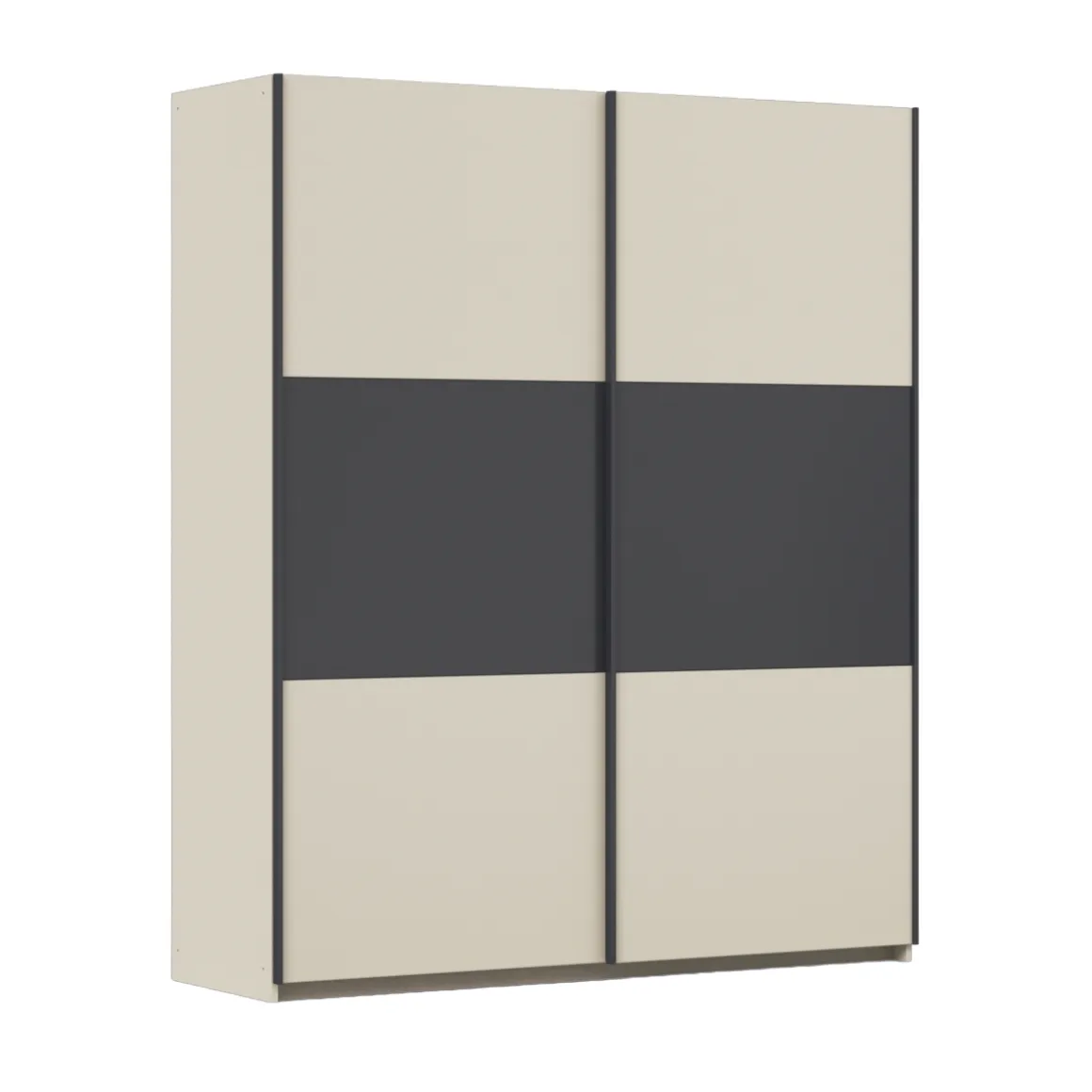 Rauch Schwebetürenschrank Neo Champagner