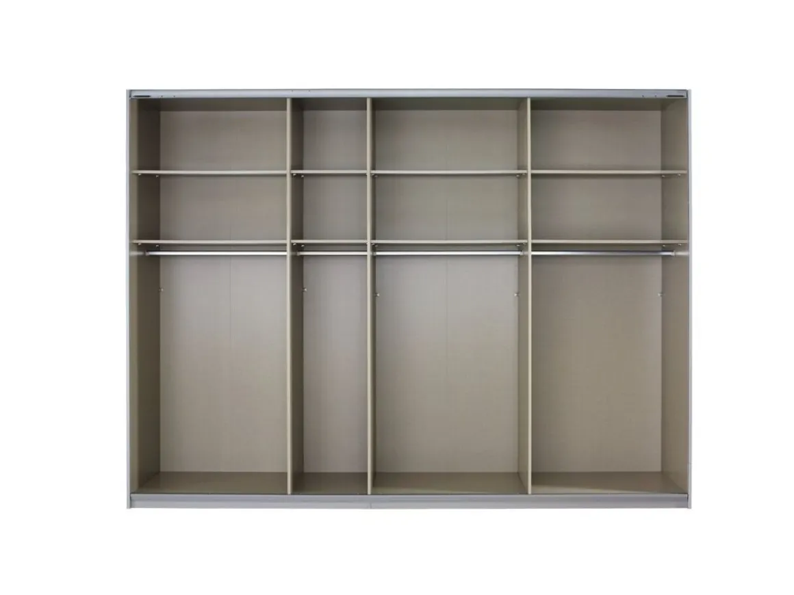 Rauch Schwebetürenschrank Quadra Weiß