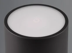 Reality Leuchten Akku Tischlampe Fernandez Schwarz