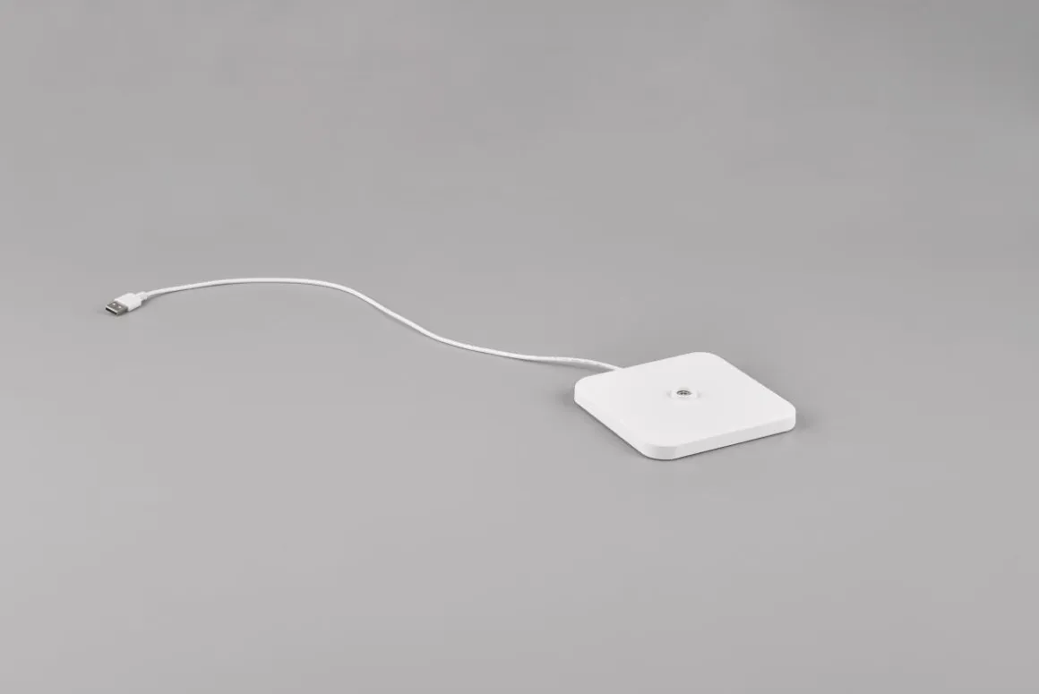 Reality Leuchten Akku Tischlampe Fernandez Weiß