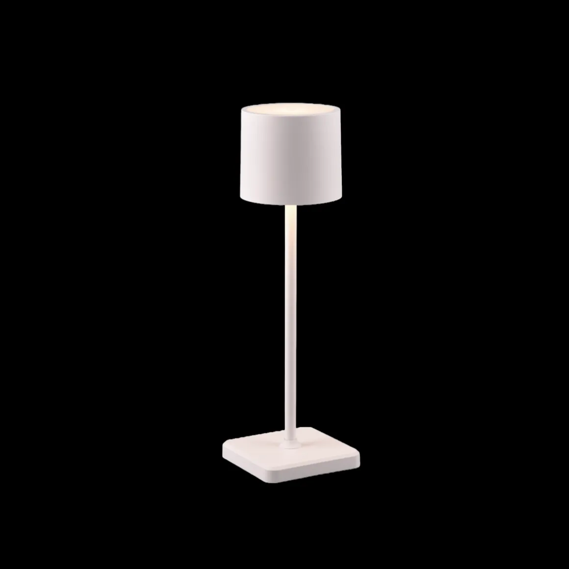 Reality Leuchten Akku Tischlampe Fernandez Weiß