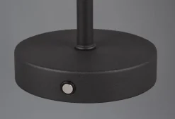 Reality Leuchten Akku Tischlampe Jeff Schwarz