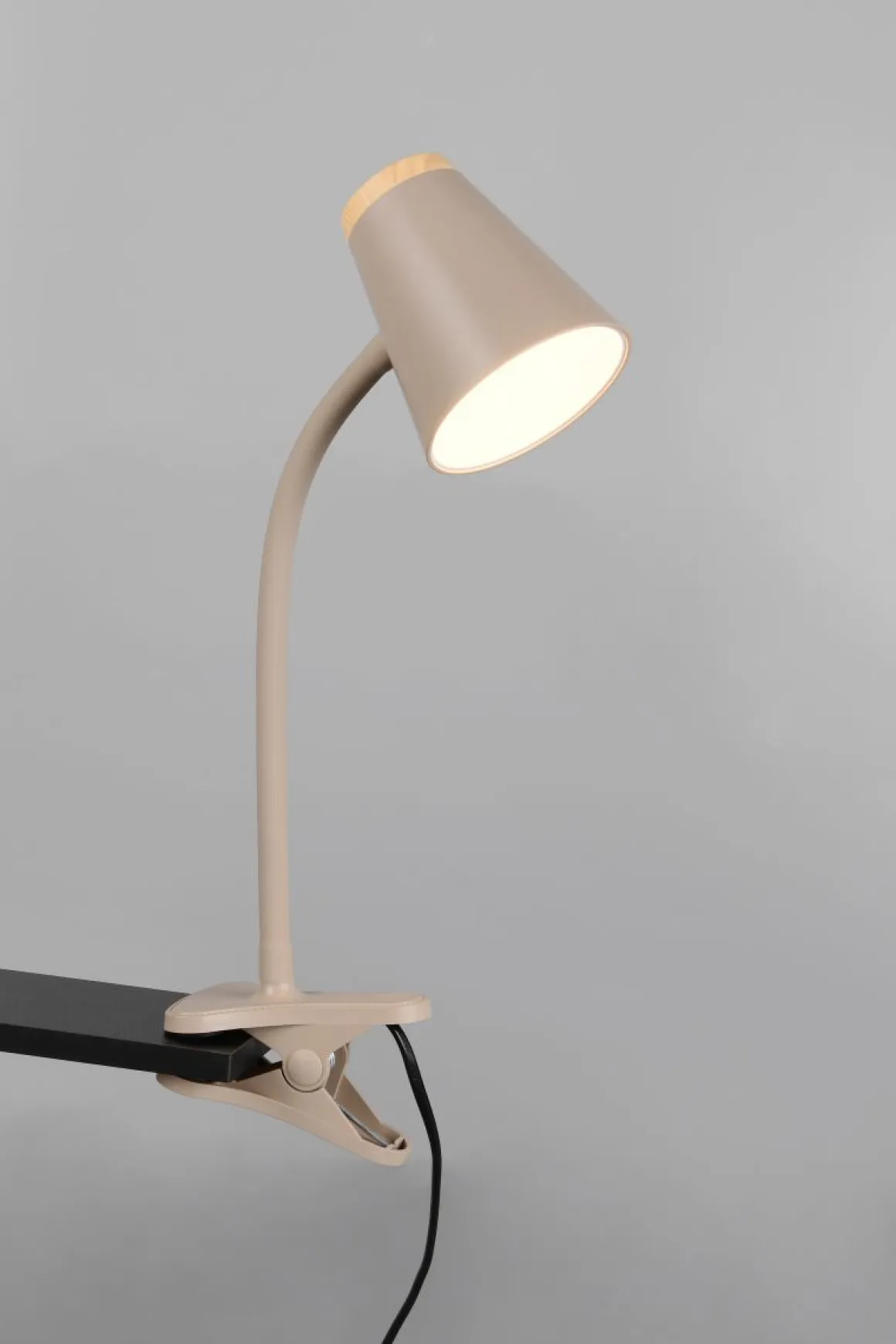 Reality Leuchten Klemmlampe Pongo Beige