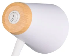 Reality Leuchten Klemmlampe Pongo Weiß