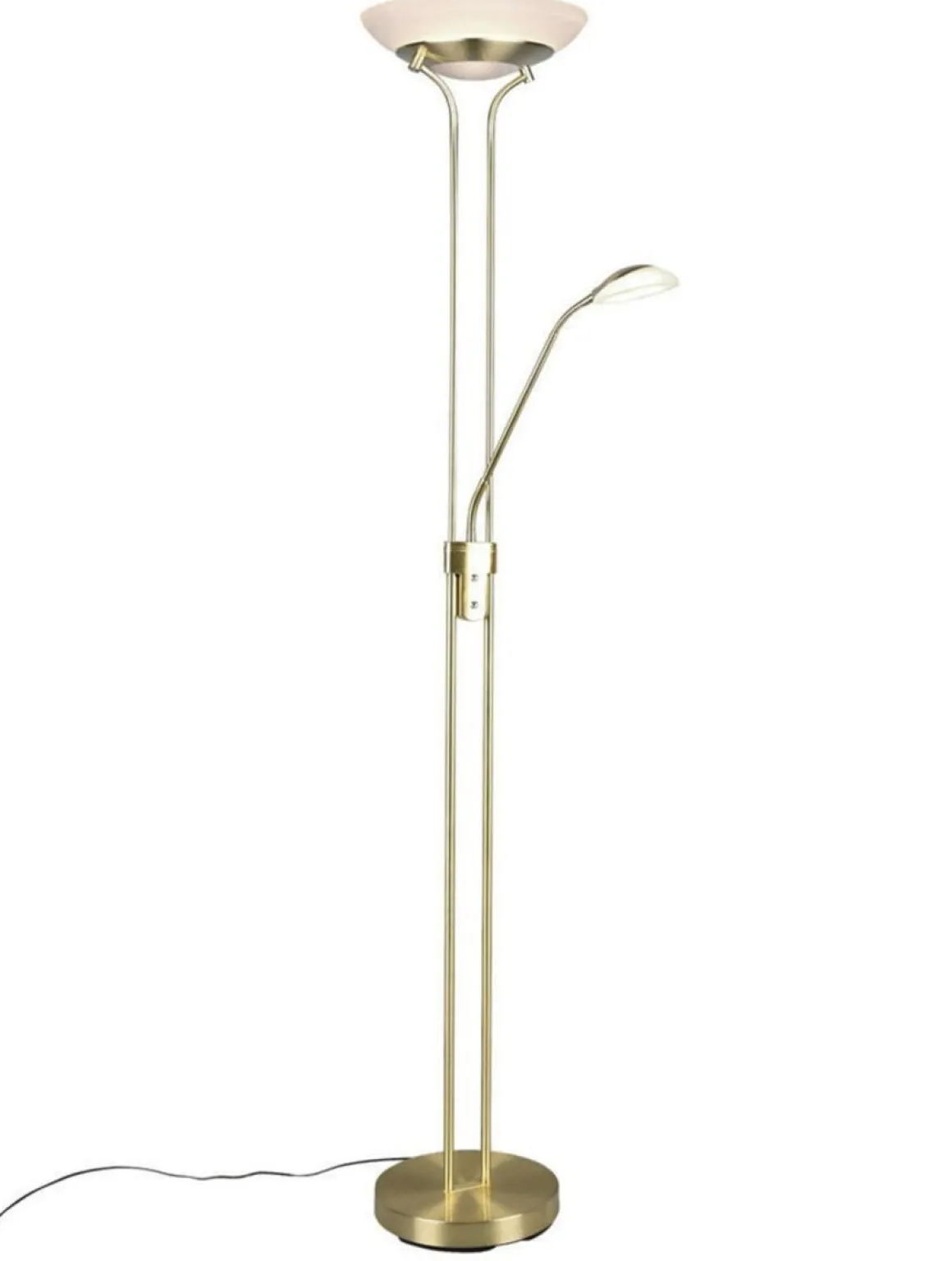 Reality Leuchten LED Stehleuchte Orson Messing