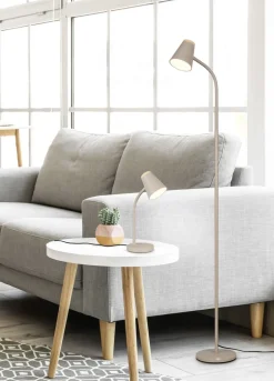 Reality Leuchten Tischlampe Pongo Beige
