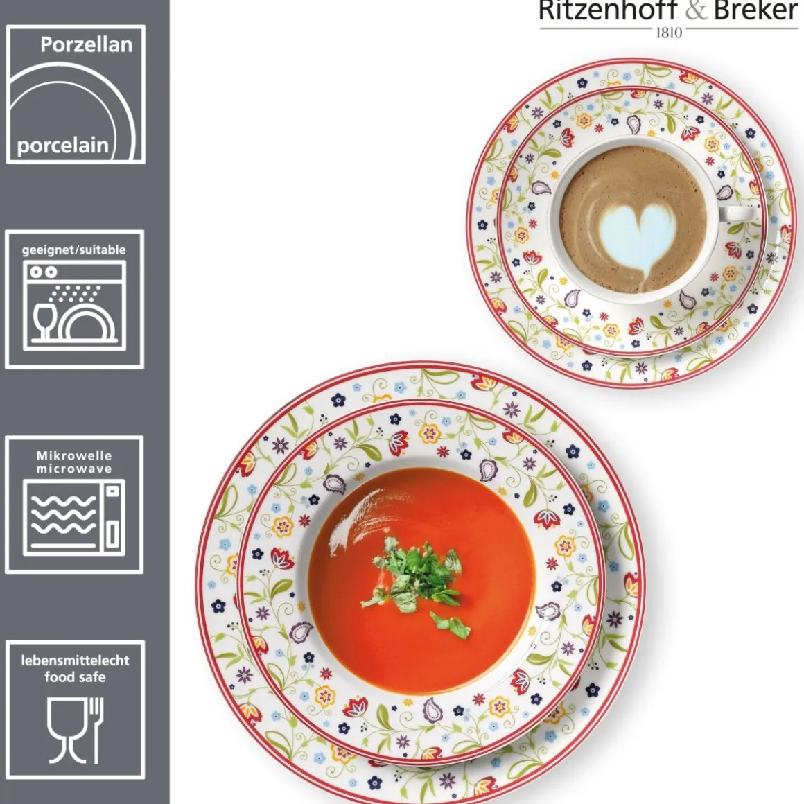 Ritzenhoff & Breker 30-tlg Kombiservice Shanti
