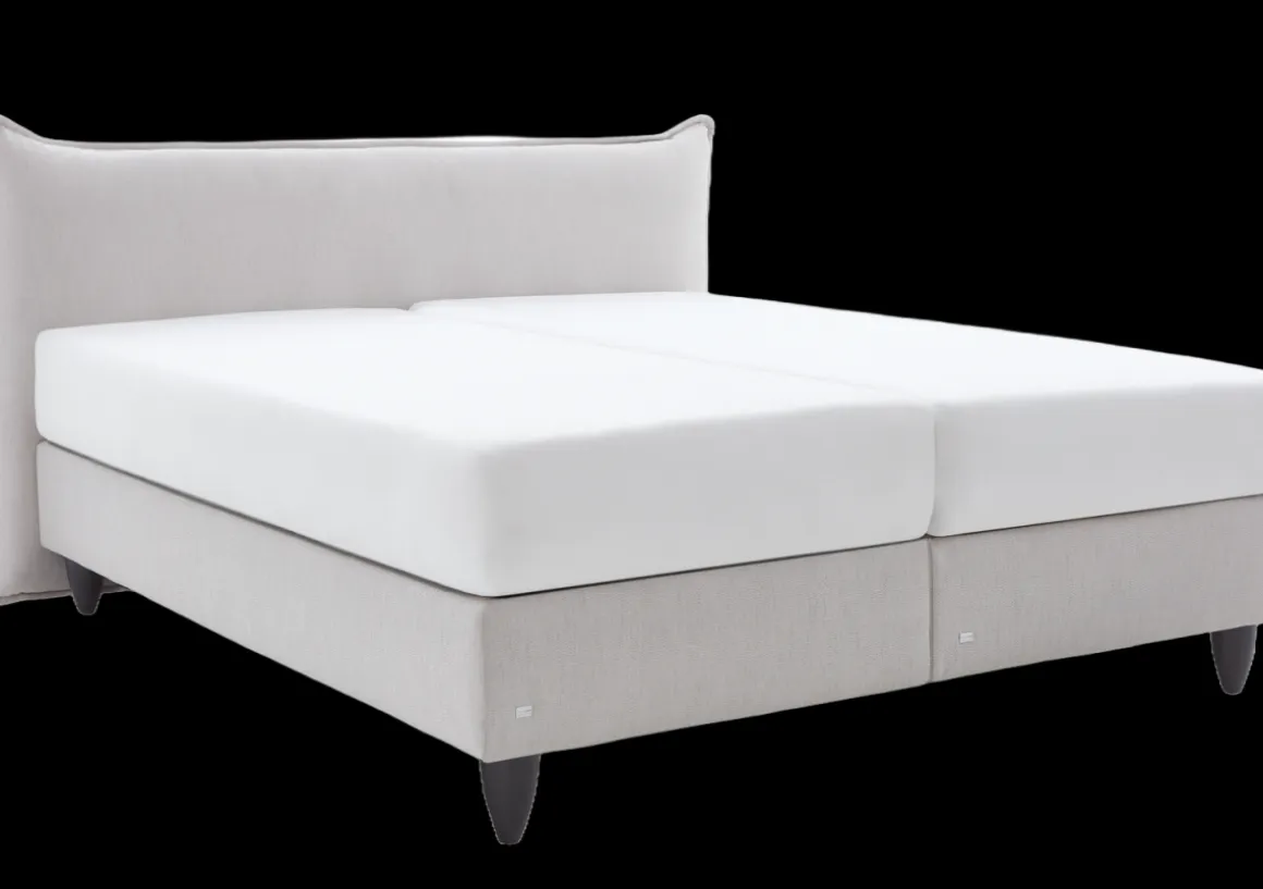 Ruf Boxspringbett Sonata Greige 180 x 200 cm