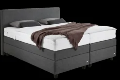 Ruf Boxspringbett Verena mit Bettkasten Grau 180 x 200 cm