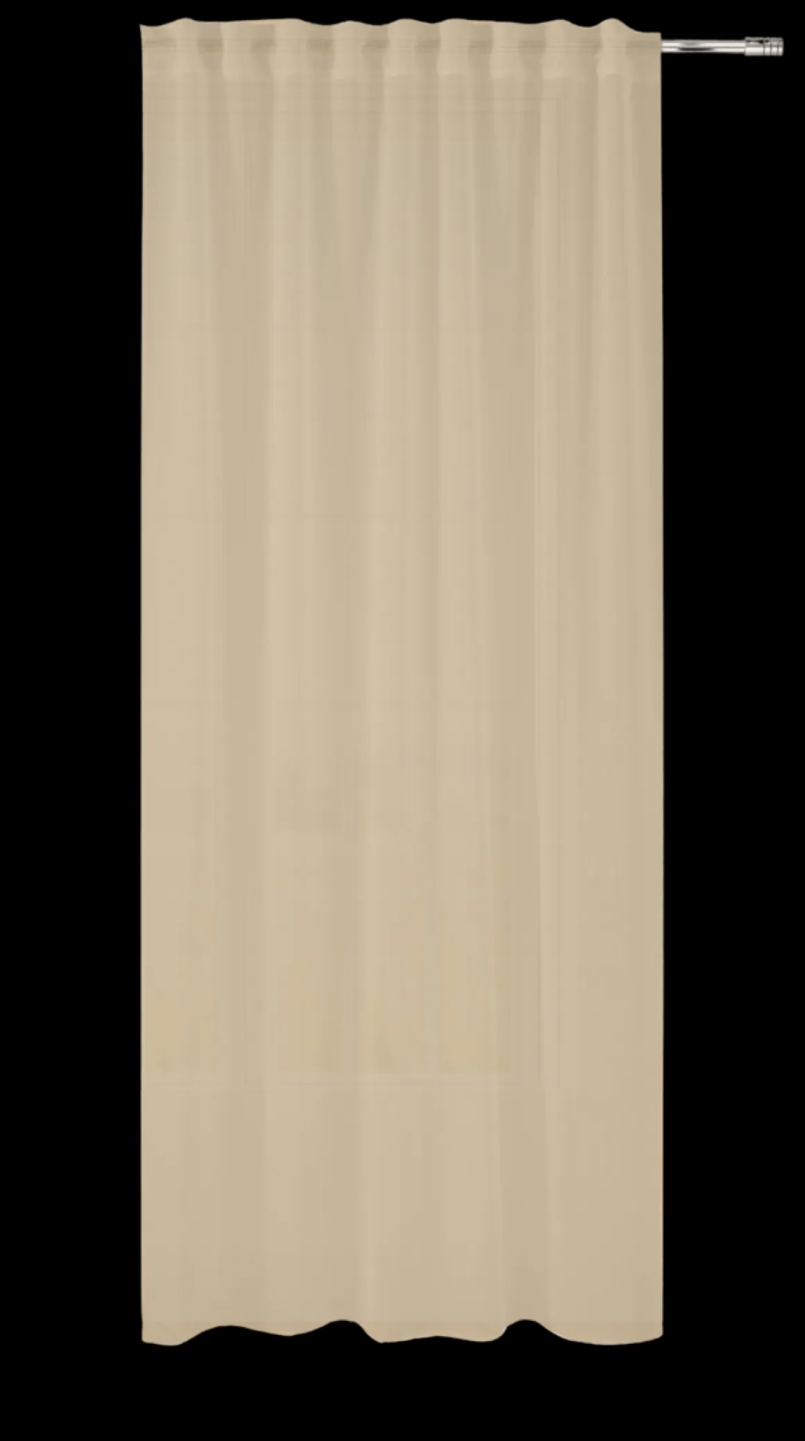 Schal Leon verdeckte Schlaufe Taupe 140 x 245 cm