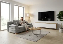 Schlafsofa Lindau Grau