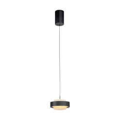 Schöner Wohnen 1flg LED Pendellampe Elmo Schwarz