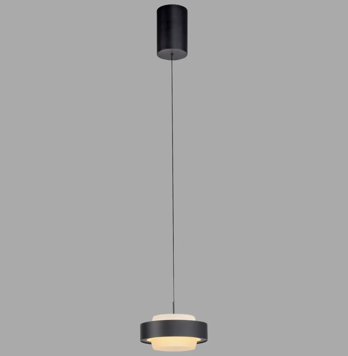 Schöner Wohnen 1flg LED Pendellampe Elmo Schwarz
