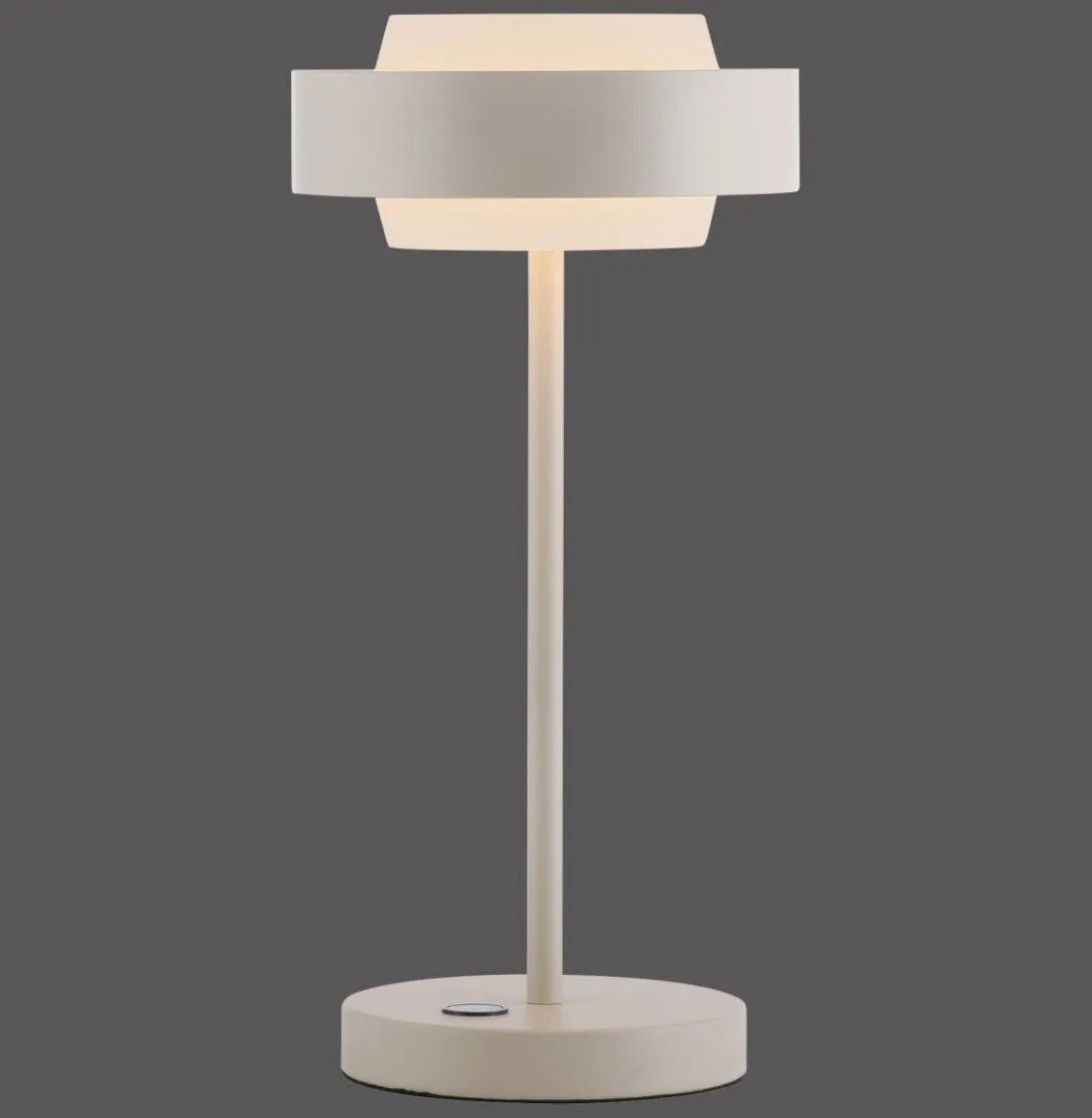 Schöner Wohnen 1-flg LED Tischlampe Elmo Sandbrise