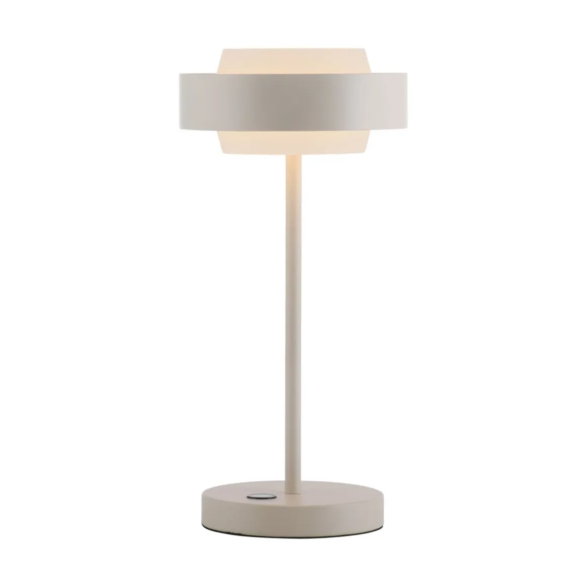 Schöner Wohnen 1-flg LED Tischlampe Elmo Sandbrise
