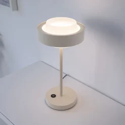 Schöner Wohnen 1-flg LED Tischlampe Elmo Sandbrise