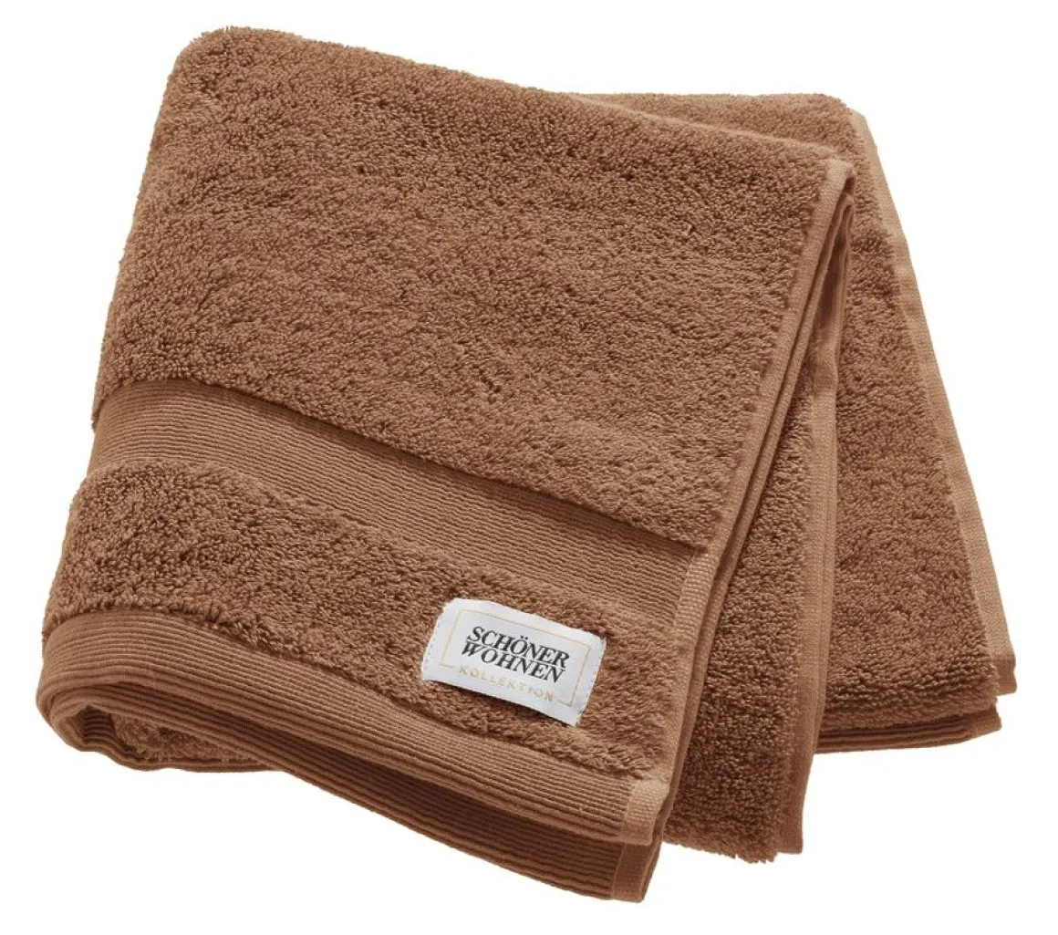 Schöner Wohnen Handtuch Cuddly Zimt 50 x 100 cm