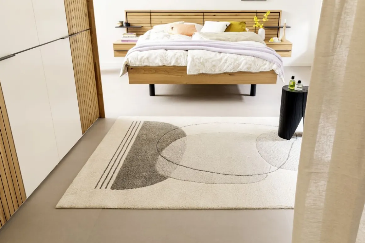 Schöner Wohnen Hochflorteppich Amaze Sand 140 x 200 cm