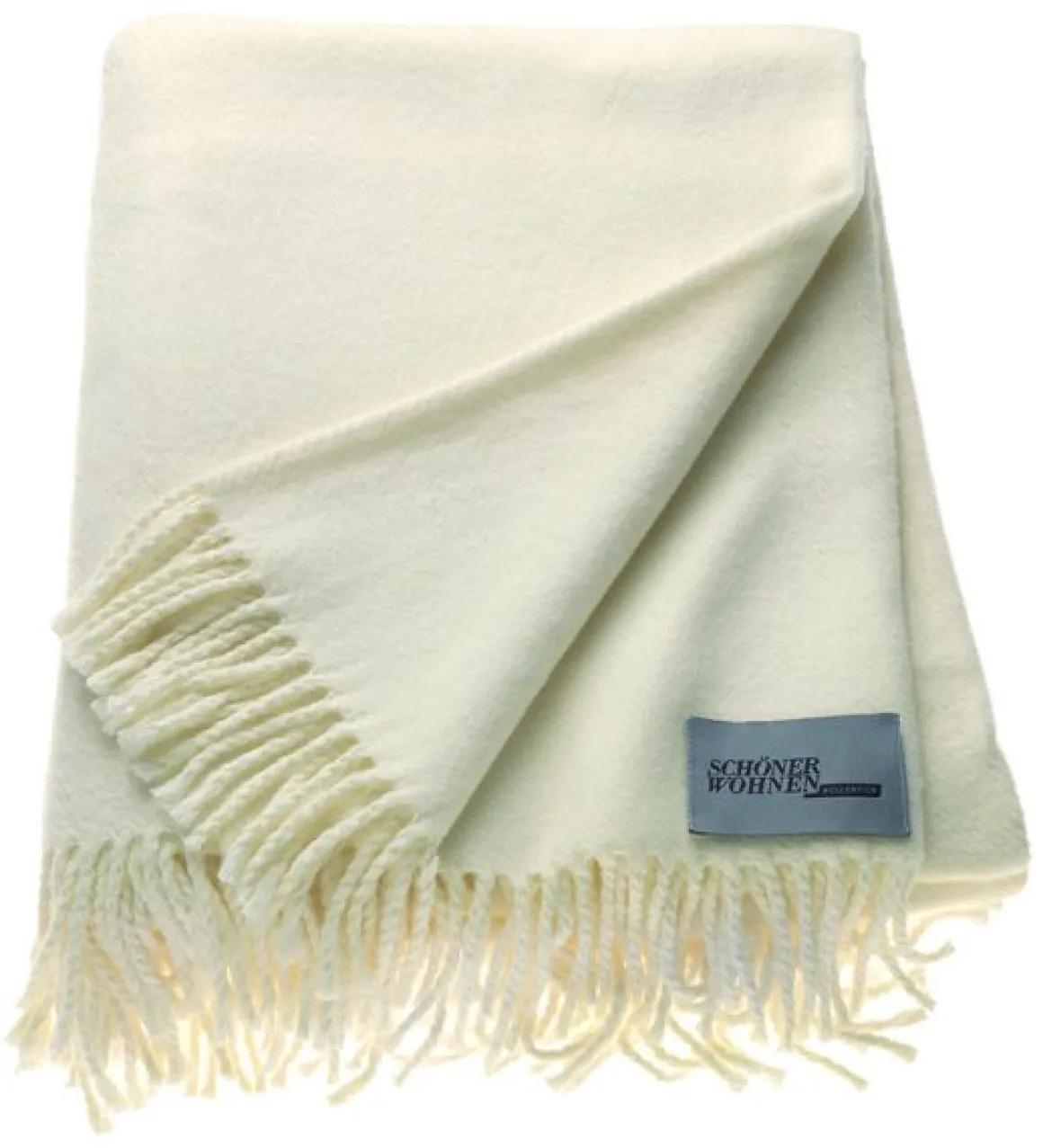 Schöner Wohnen Plaid Basics Creme 140 x 200 cm
