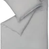 Schöner Wohnen Satin-Garnitur Pure Grau 135 x 200 cm