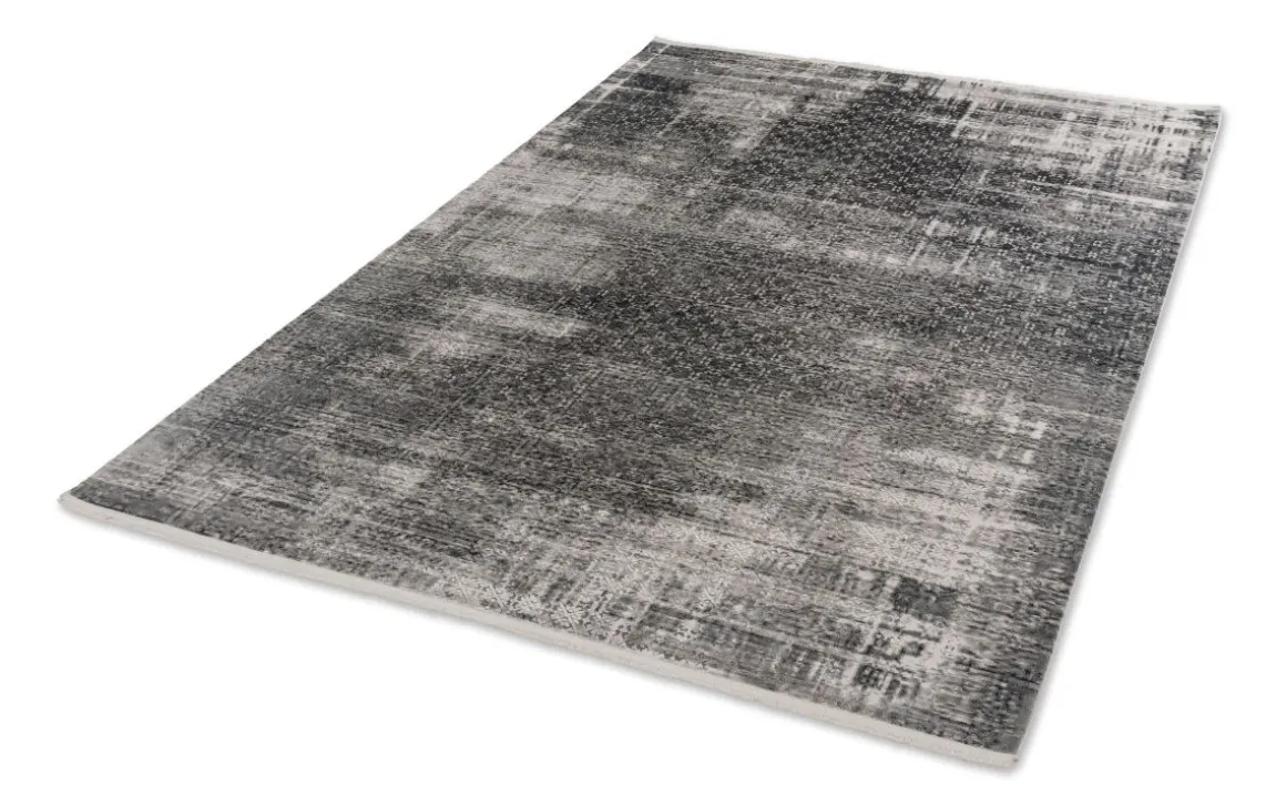 Schöner Wohnen Webteppich Vision anthrazit 80 x 150 cm