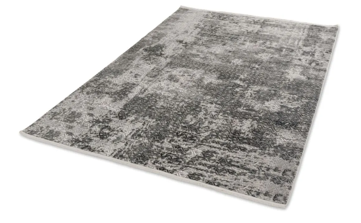 Schöner Wohnen Webteppich Vision Anthrazit 80 x 150 cm