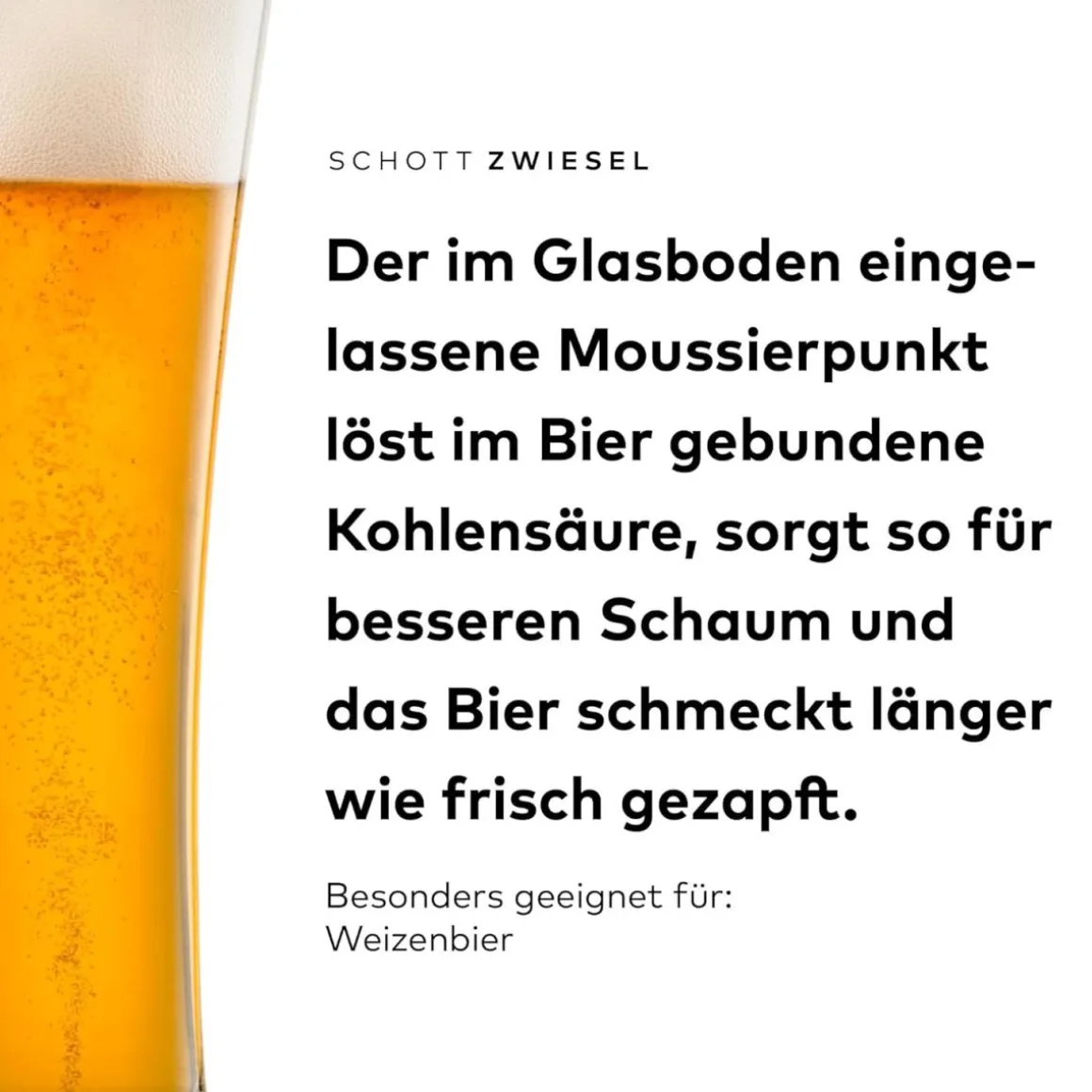 Schott Zwiesel 4er Set Weizenbierglas Beer Basic 0,3 L