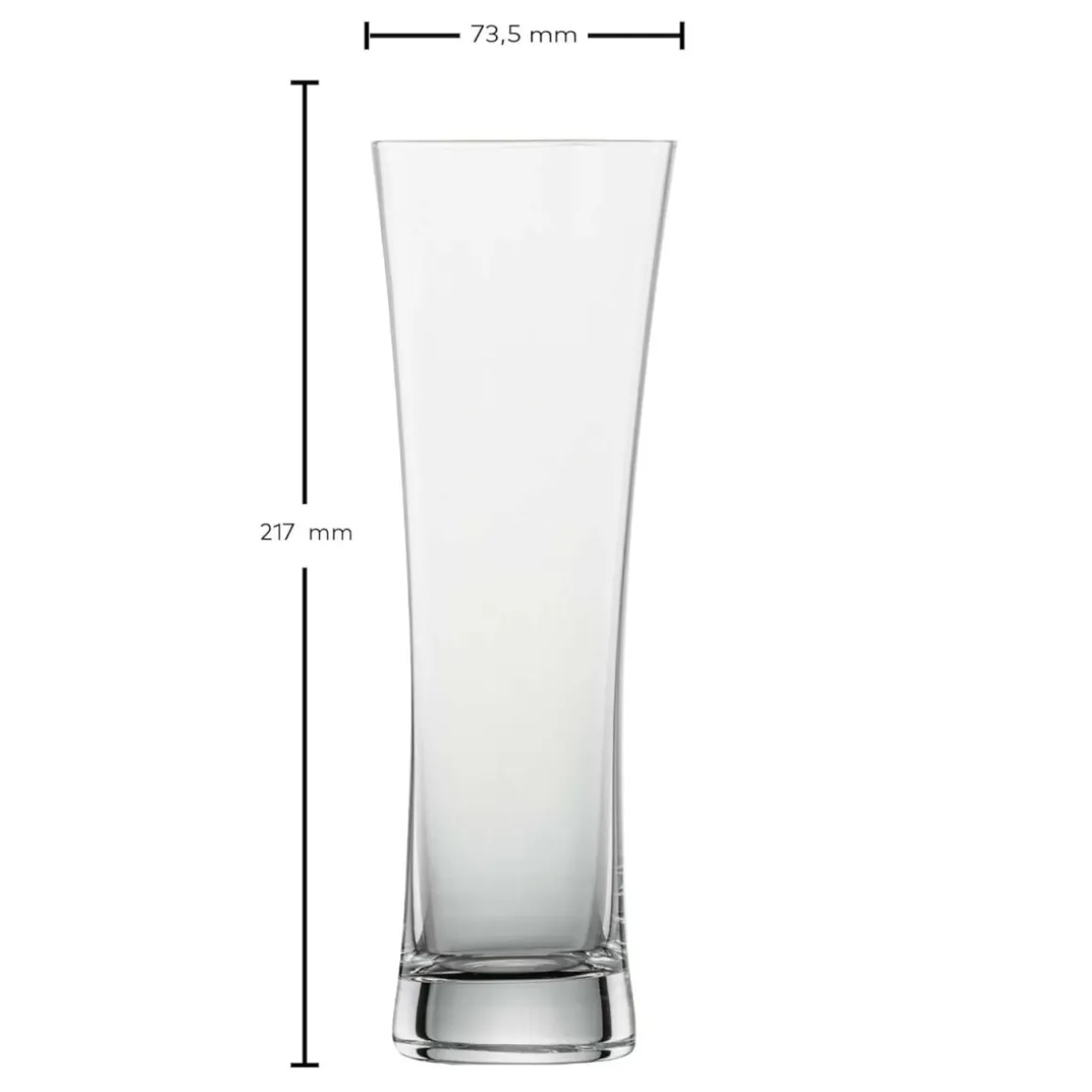 Schott Zwiesel 4er Set Weizenbierglas Beer Basic 0,3 L