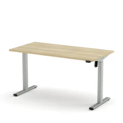 Schreibtisch eComo Akazie Aluminium 120 x 60 cm
