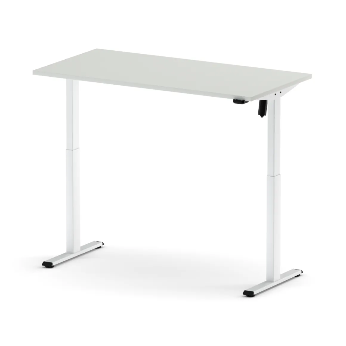 Schreibtisch eComo Platin Weiß 120 x 60 cm