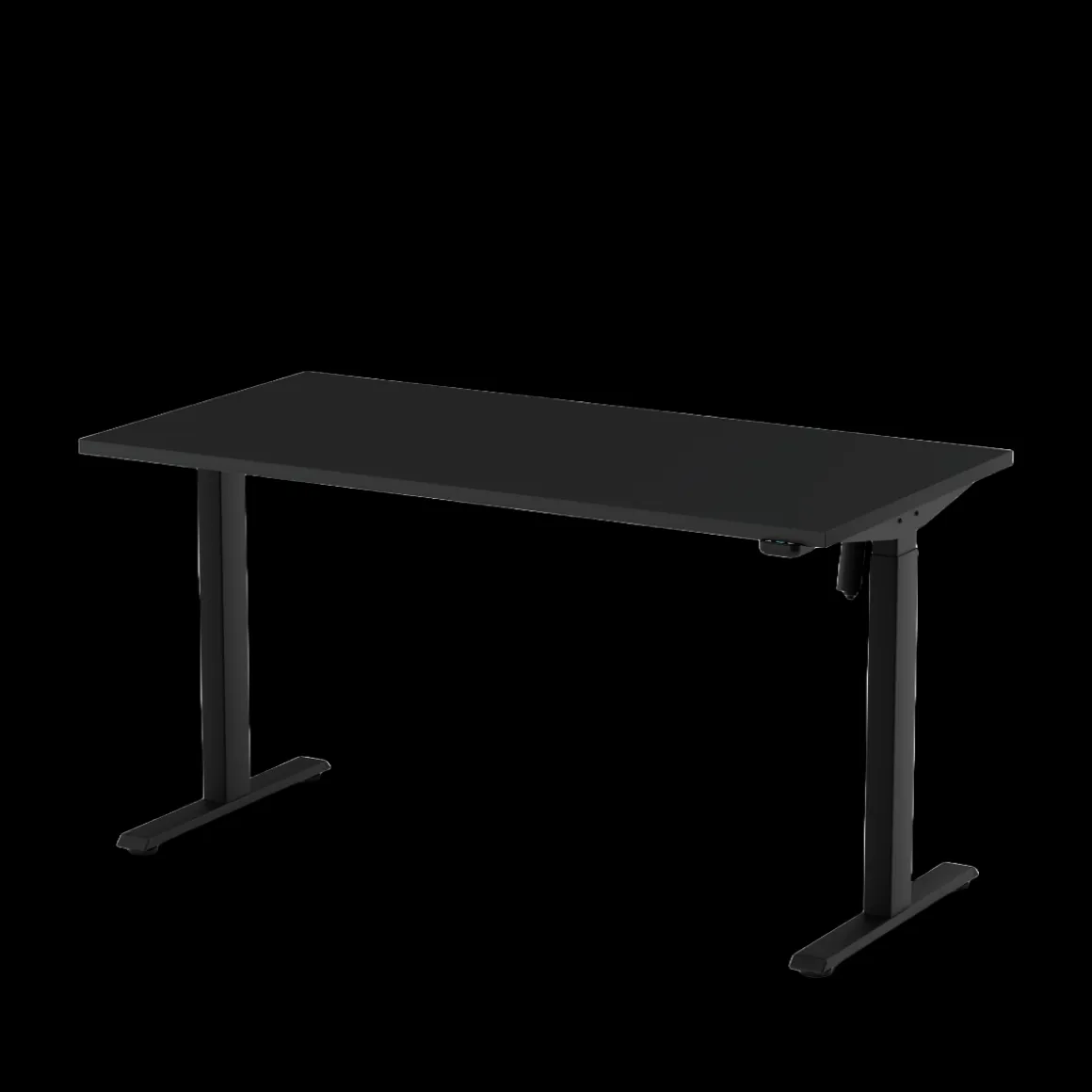 Schreibtisch eComo Schwarz 140 x 70 cm