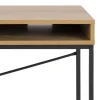 Schreibtisch mit Schublade Seaford Eiche 110 x 45 cm