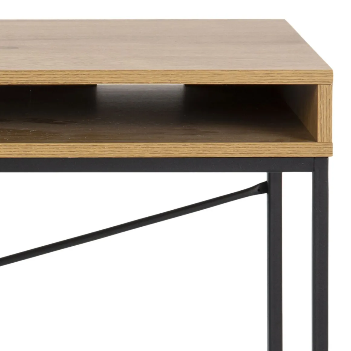 Schreibtisch mit Schublade Seaford Eiche 110 x 45 cm