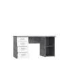 Schreibtisch Net106 Betonoptik Grau