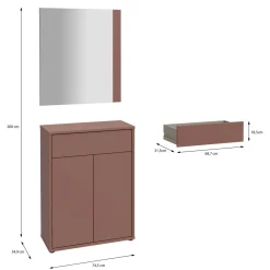 Schuhschrank Alice Springs Salbei 6-türig