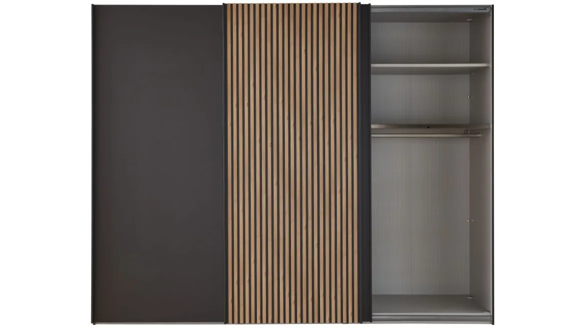 Schwebetürenschrank Denver Graphit